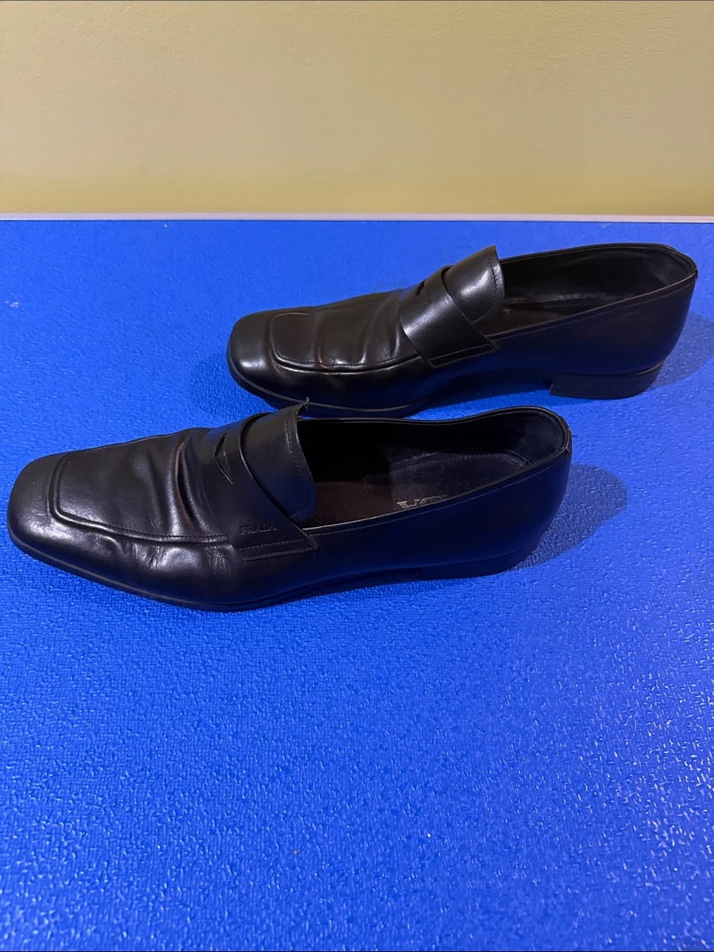 Prada Square Toes Penny Loafers. - Picture 4 of 6
